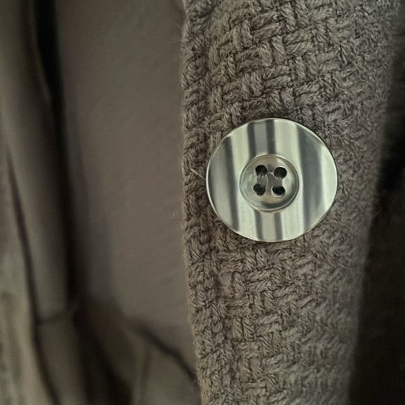 Decree Jacket Blazer Ruffle Basketweave in Gray Size XL Juniors - Picture 10 of 13